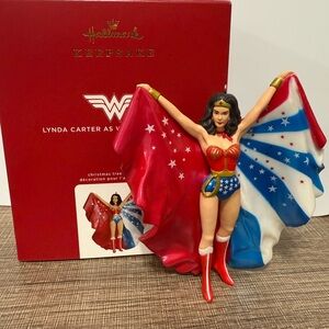 Hallmark Wonder Woman Keepsake Ornament - Red, Blue, White
